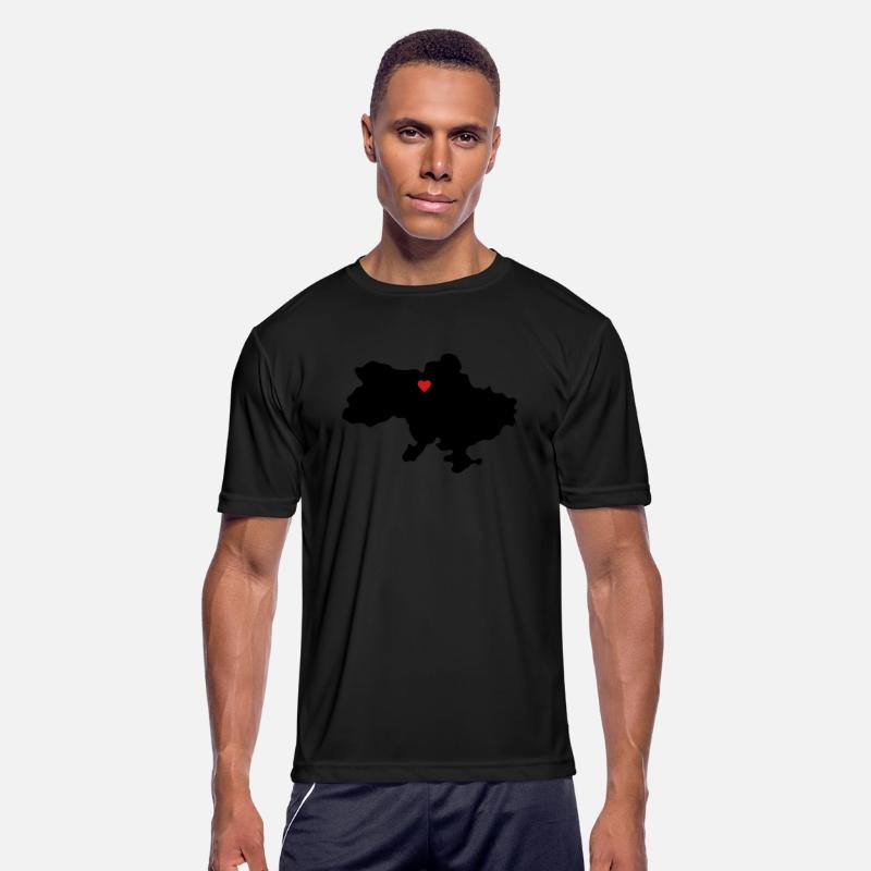 Ukraine Heart Outline Contour