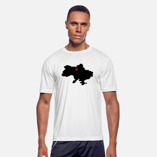 Ukraine Heart Outline Contour