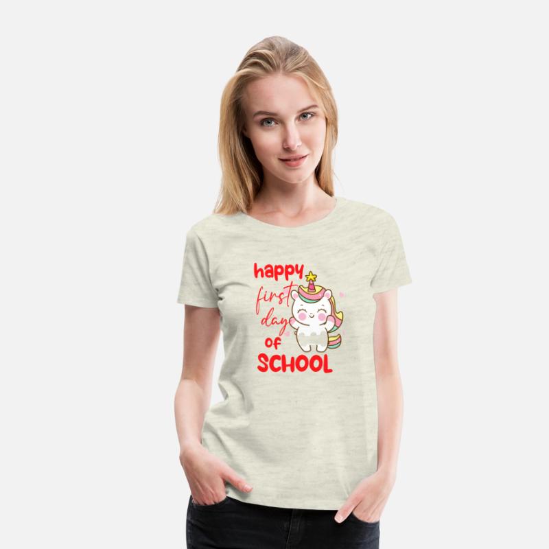 Unicorn Happy first day of school T shirt