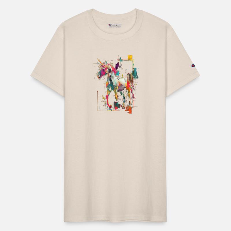 Unicorn Rainbow Animal Illustration