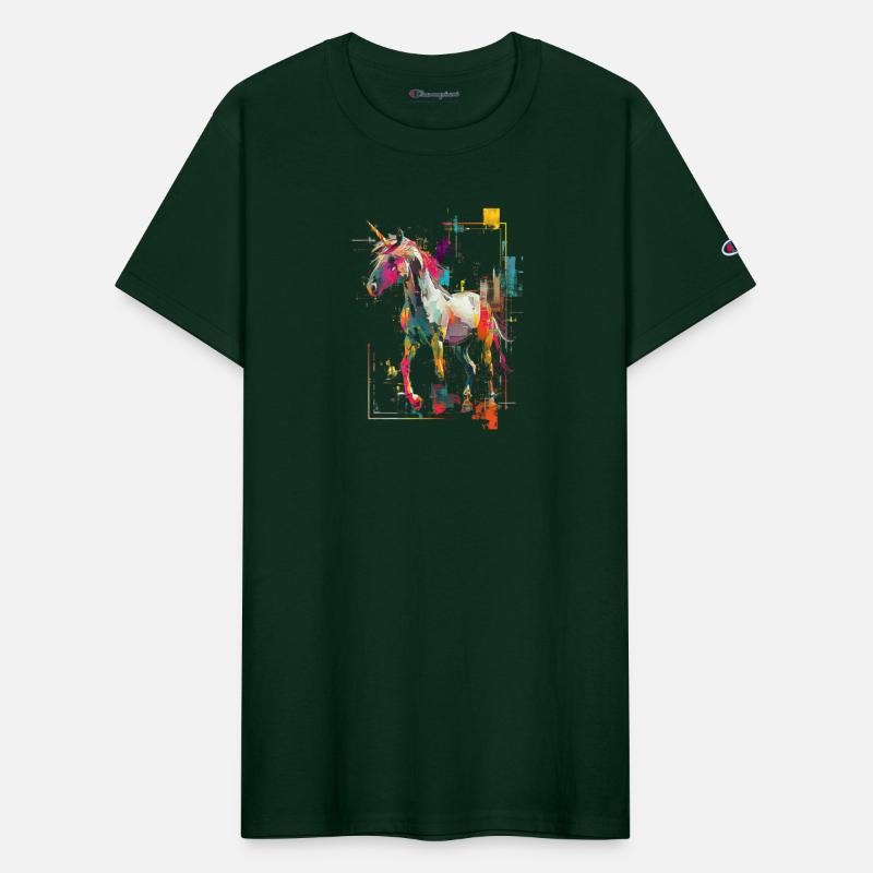 Unicorn Rainbow Animal Illustration