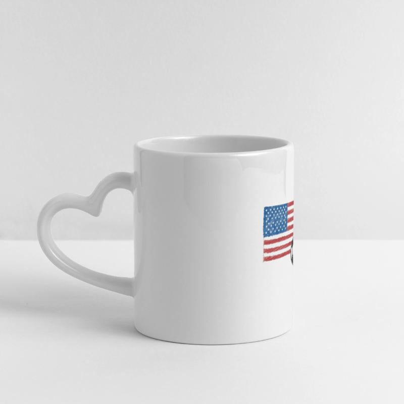 United States flag and crayon-style soccer ball