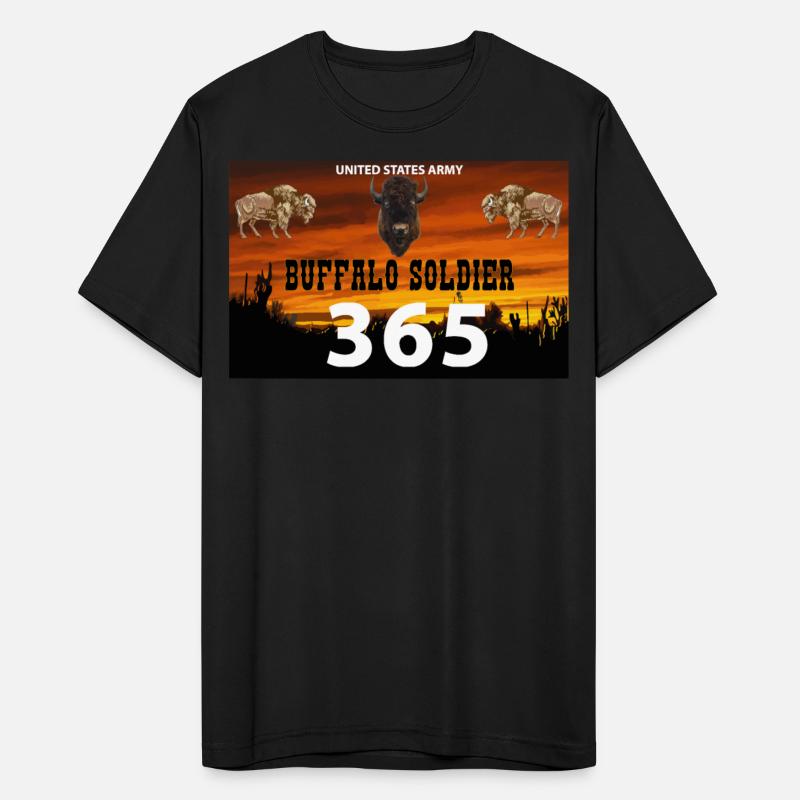 US Army Buffalo Soldier 365 w Buffalo Head Center