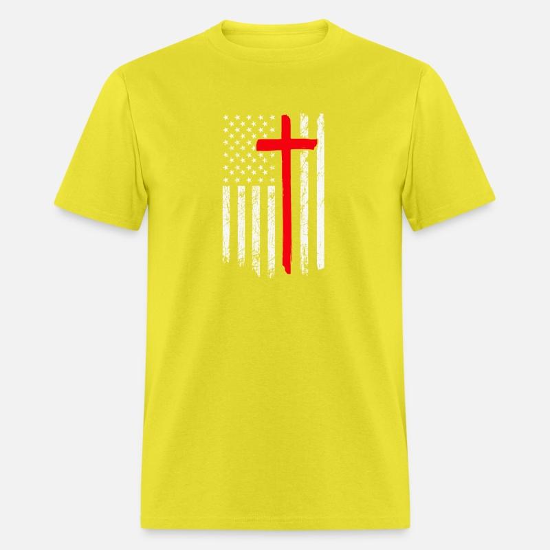 Usa Flag Cross, Christian, Faith, Believer