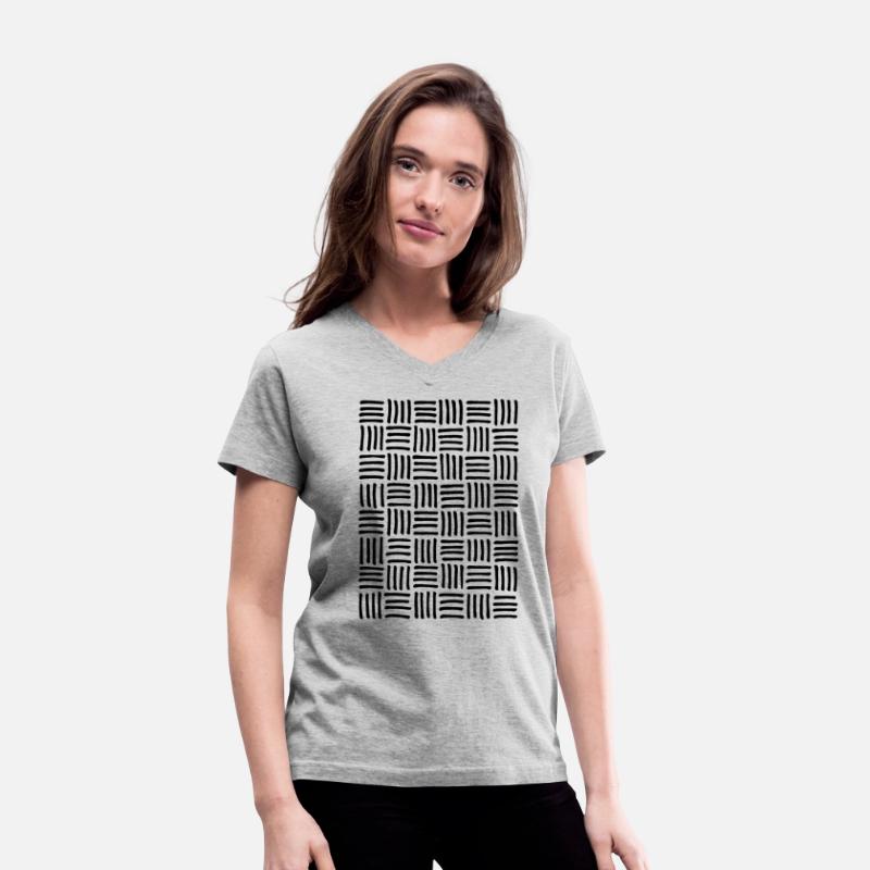 Vertical and Horizontal Lines Pattern. Line Art