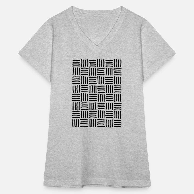 Vertical and Horizontal Lines Pattern. Line Art