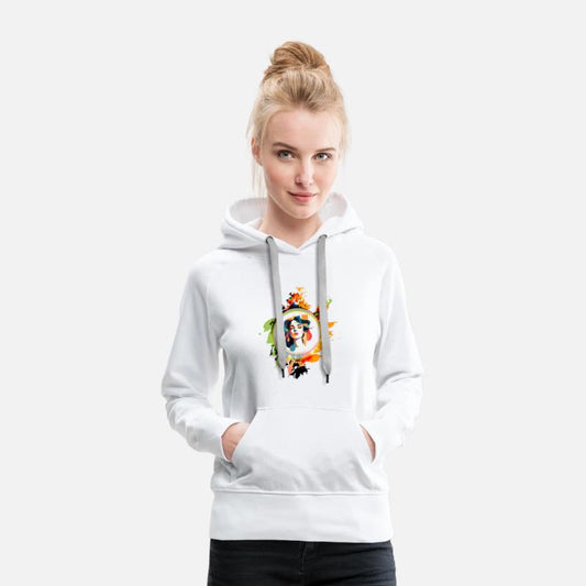 Vibrant Spirit: Bold Modern Woman Splash Design