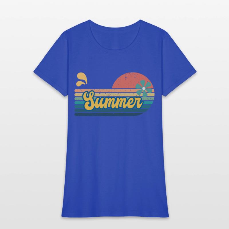 Vintage Aesthetic Graphics Summer Retro Design