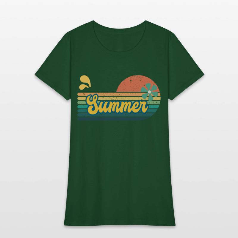 Vintage Aesthetic Graphics Summer Retro Design