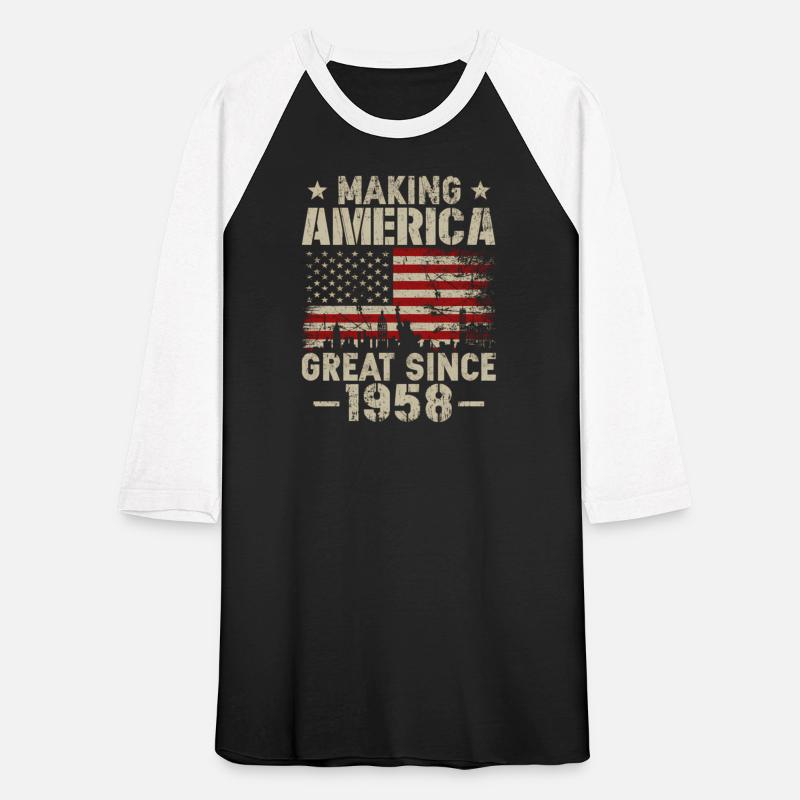 Vintage Making America Great Since 1958 Retro 65Th