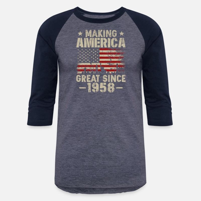 Vintage Making America Great Since 1958 Retro 65Th