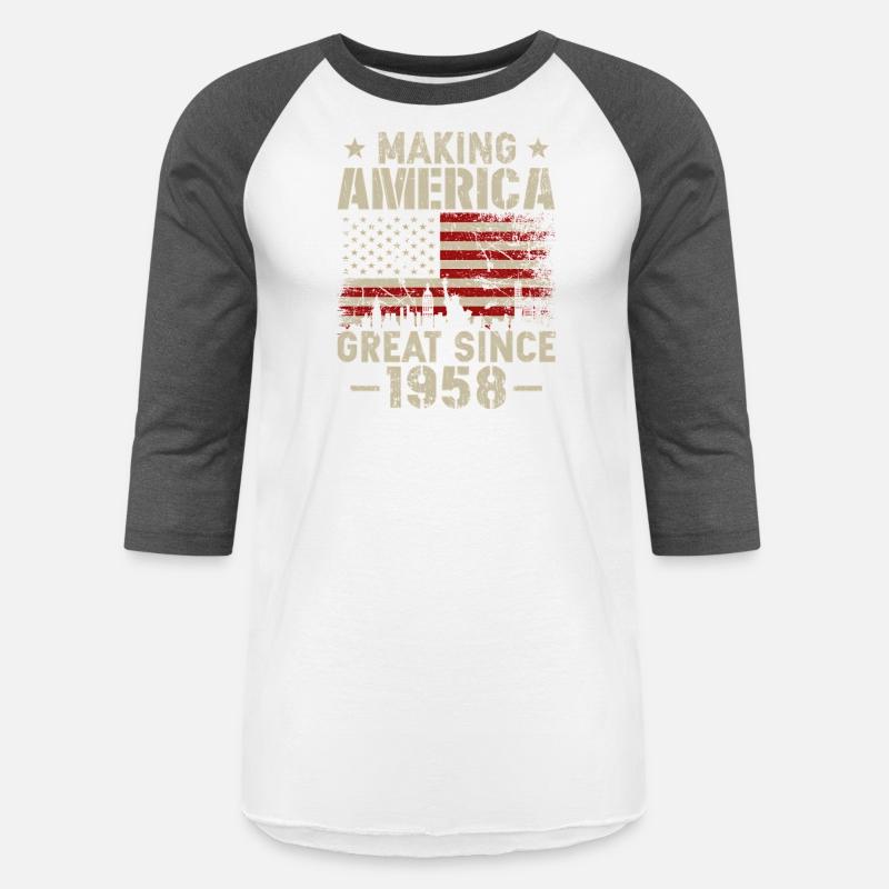 Vintage Making America Great Since 1958 Retro 65Th