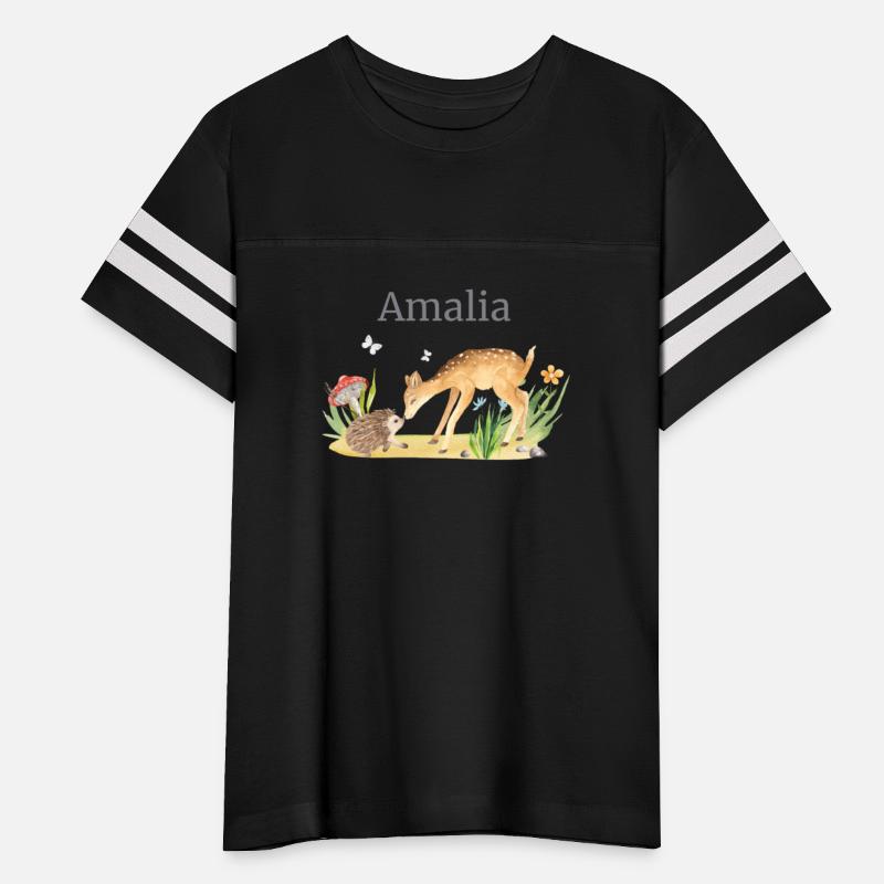 Waldtier Reh Hedgehog Flowers Name Amalia