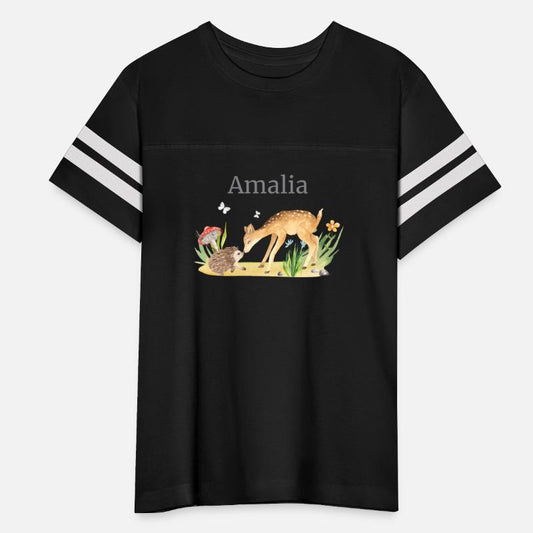 Waldtier Reh Hedgehog Flowers Name Amalia
