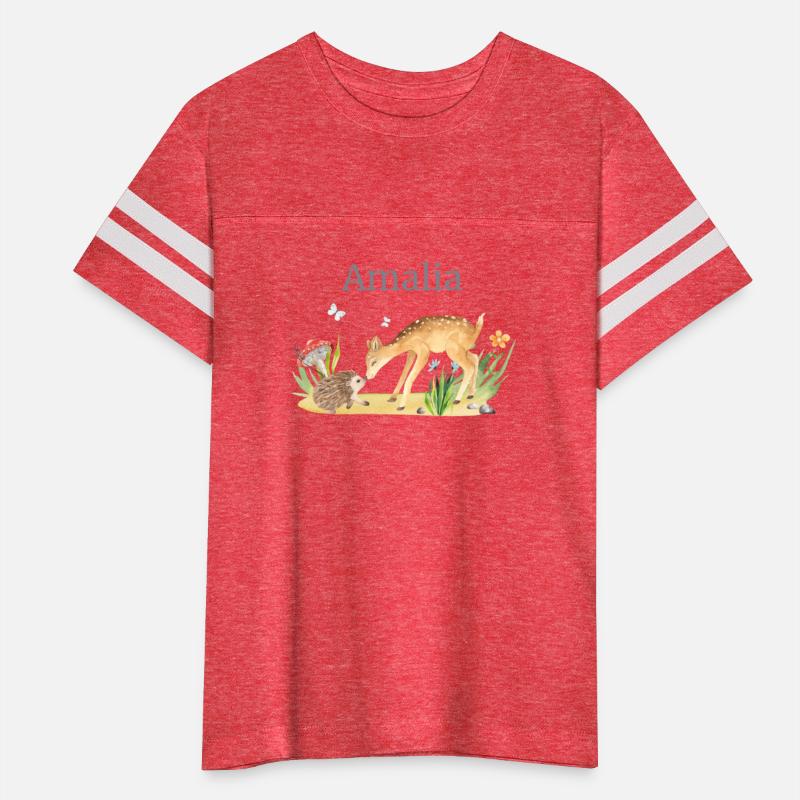 Waldtier Reh Hedgehog Flowers Name Amalia