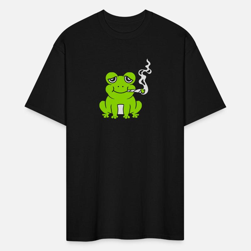 weed joint frog stoned