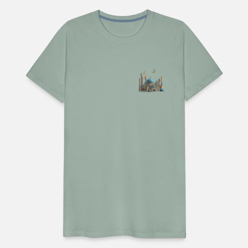 Whimsical Mosque Silhouette