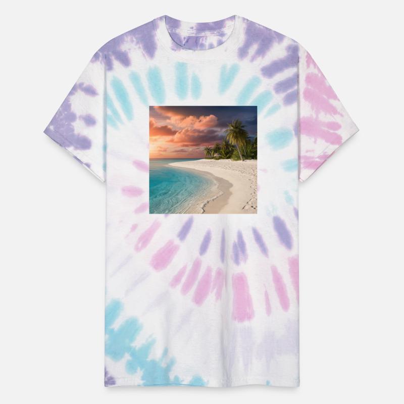 White beach with crystal clear water