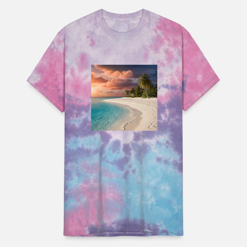 White beach with crystal clear water