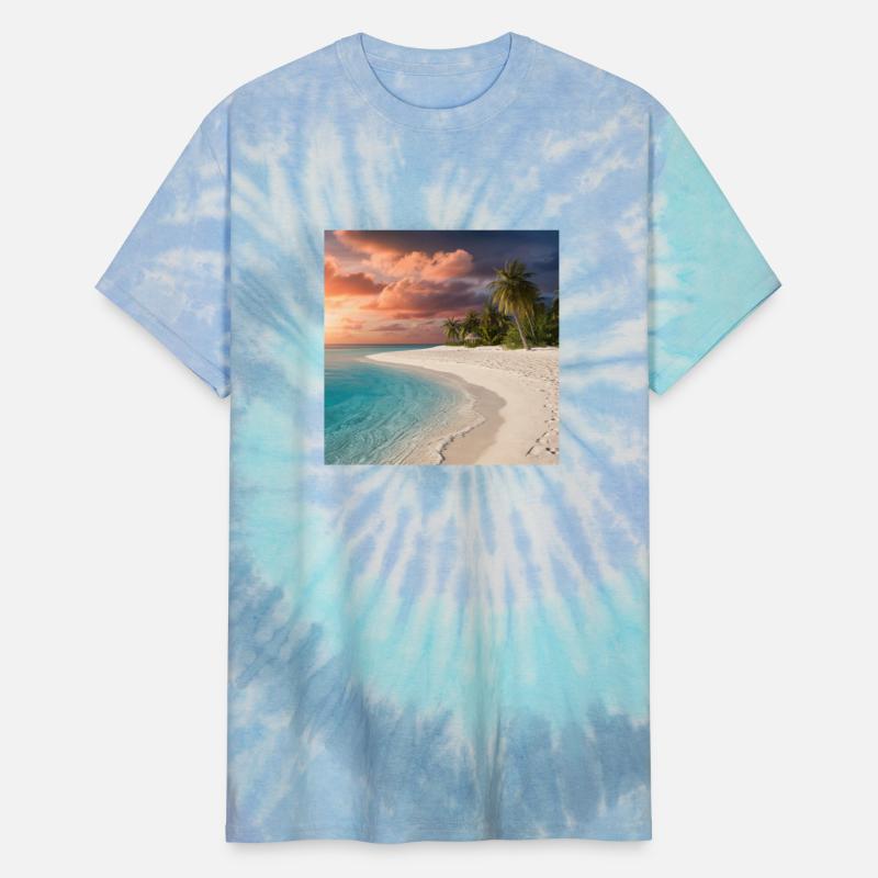 White beach with crystal clear water