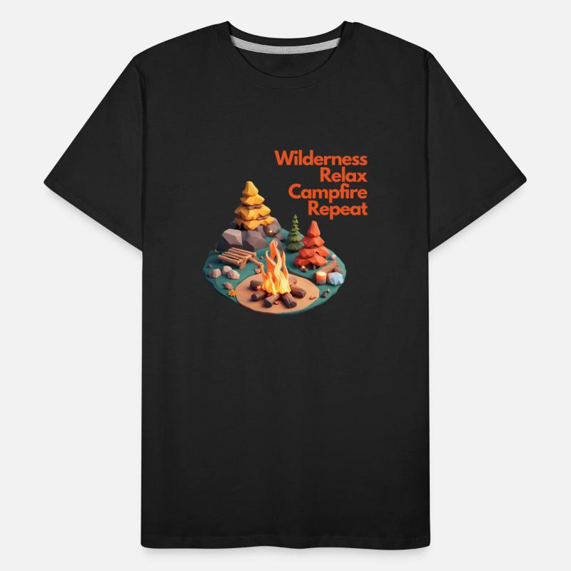 Wilderness, Relax, Campfire, Repeat