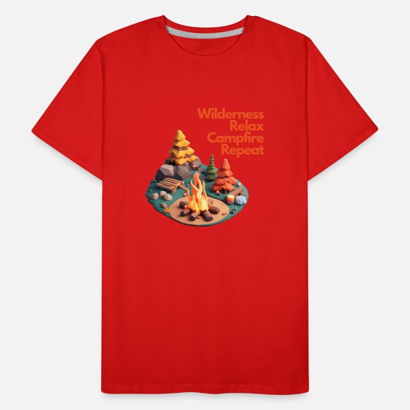 Wilderness, Relax, Campfire, Repeat