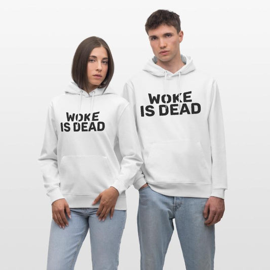 Woke Is Dead Bold Funny Sarcastic Tee