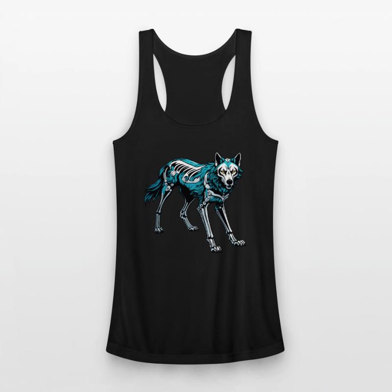 Wolf Skeleton Illustration