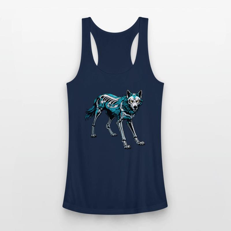 Wolf Skeleton Illustration