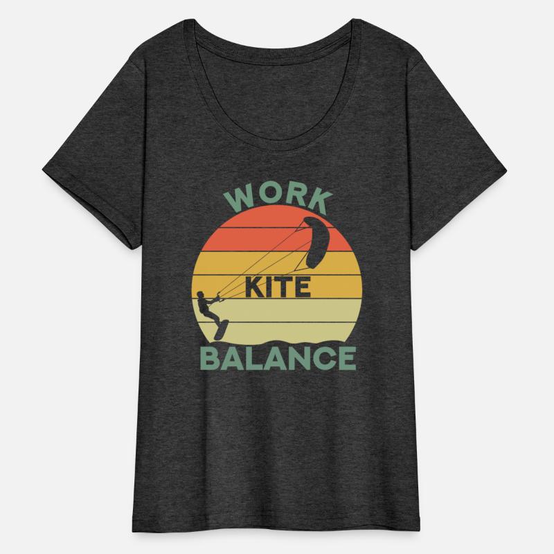Work Kite Balance Kitesurfer Kitesurfing Retro