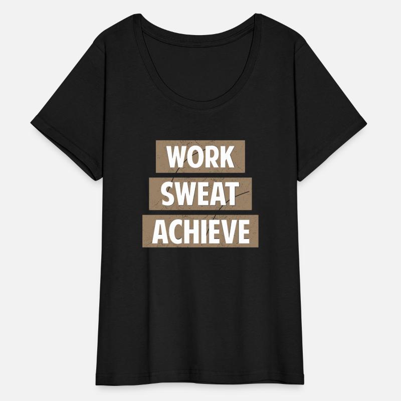 Work Sweat Achieve motivational quote