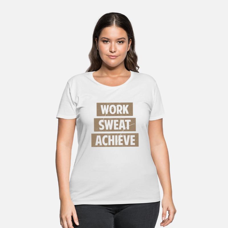Work Sweat Achieve motivational quote