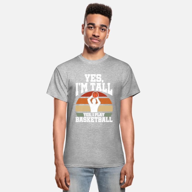 Yes, I'm Tall Yes I Play Sports Player Baller