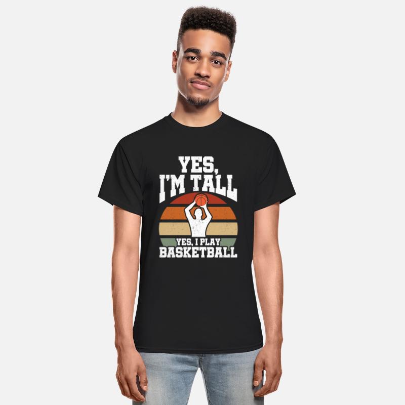 Yes, I'm Tall Yes I Play Sports Player Baller