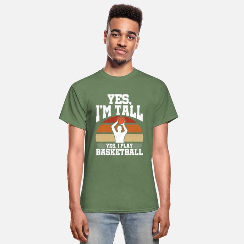 Yes, I'm Tall Yes I Play Sports Player Baller