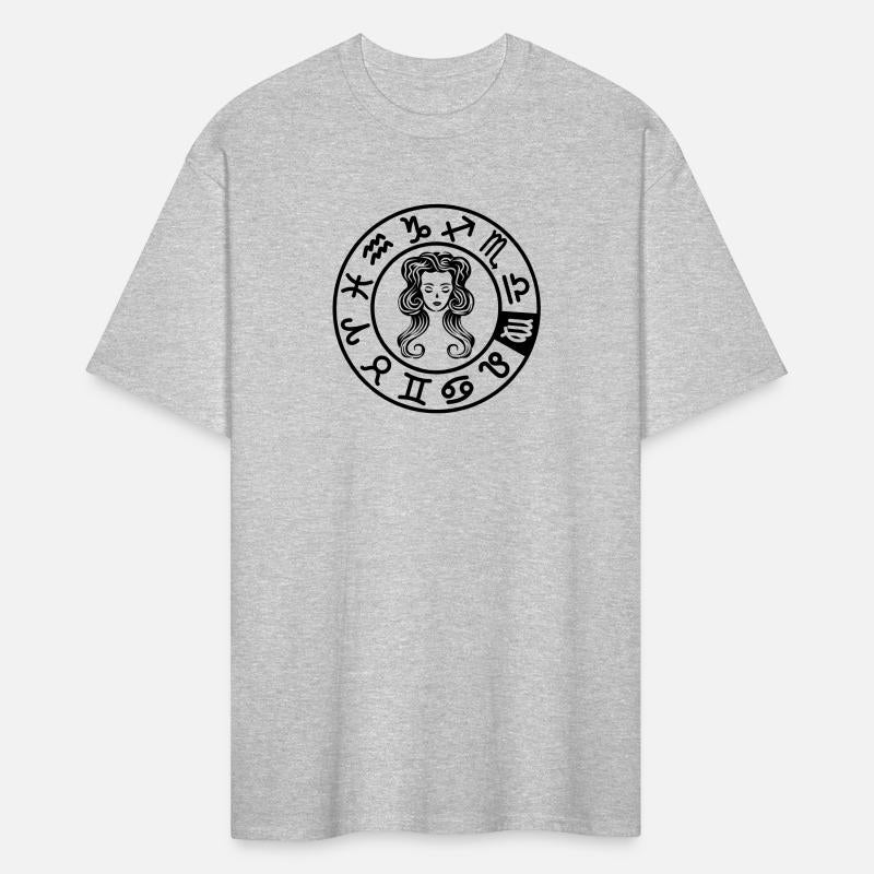 Zodiac sign Virgo in circle of twelve signs